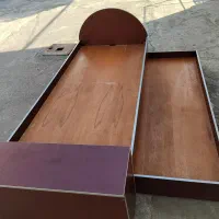تخت یک نفره چوبی ام دی اف