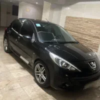 پژو۲۰۷ مشکی|خودرو سواری و وانت|کرج, شهرک صدف|دیوار