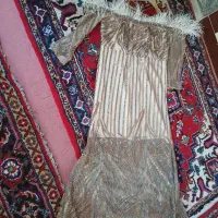لباس مجلسی بلند و کارشده