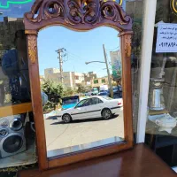 دراور یا میز آرایشی با آینه چوب گردو حد تمیز|جاکفشی، کمد، دراور|تبریز, |دیوار