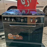 اجاق گاز 5 شعله طرح فر مارک لوتوس فندک دار