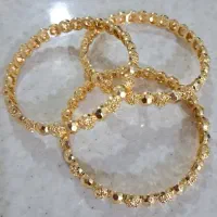 النگو با آبکاری طلا