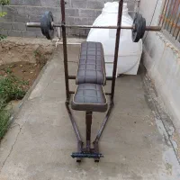 میز پرس سینه  با وزنه و هالتر