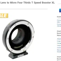 متابونز Canon EF to Micro 4/3 SpeedBooster 0.64X|دوربین عکاسی و فیلم‌برداری|تهران, قیطریه|دیوار