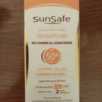 ضدآفتاب فیزیکال سان سیف بی رنگ مناسب پوست حساس
