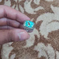 انگشتر فیروزه نیشابوری موزنایت وعقیق یمنی اصل|جواهرات|آبادان, |دیوار