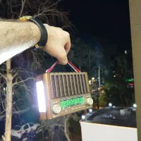 رادیو اسپیکر بلوتوثی KTF-1428 چراغ قوه/پنل خورشیدی