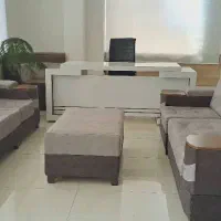 میز مدیریت و دکور تمام MDF|دفتر کار|جهرم, |دیوار