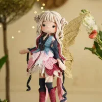 دستور بافت عروسک بافتنی دختر و پری