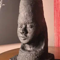 آباژور مجسمه دست ساز