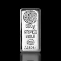 ضمانت قیمت و اصالت شمش نقره 500g ندیر