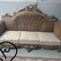 سه دست مبل تمیز و سالم همراه میز|مبلمان خانگی و میز عسلی|سراب, |دیوار