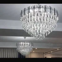 لوستر کریستالی  نو مدل الماس ۲۴ شعله