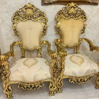 مبل سلطنتی درحد نو ۹ نفره با بوفه ست اشانتیون