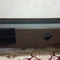 زیر تلویزیون چوبی