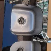 سینک به همراه شیر اهرمی|مصالح و تجهیزات ساختمان|قم, بنیاد|دیوار