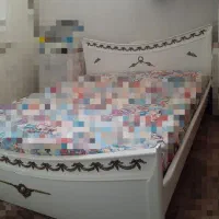 تخت دونفره سفید|تخت و سرویس خواب|شاهینشهر, شهرک مطهری|دیوار