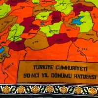 نقشه ترکیه پارچه تورک مناسب تابلو ، تابلو شام آخر|تابلو، نقاشی، عکس|تهران, میرداماد|دیوار