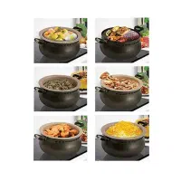 سرویس غذاپز همه کاره مدل ۱۱ پارچه ۱۲ نفره آریا|ظروف پخت‌وپز|رشت, کاکتوس|دیوار