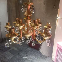 لوستر برنجی ۱۰ شاخه