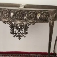 فروش آینه و میز کنسولی اصل برنجی بزرگ
