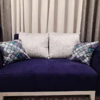 مبل ۷ نفر چوب روس در حد نو