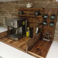 استند کافی بار(چوب روس)