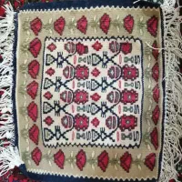 گلیم نخ ابریشم|گلیم، جاجیم، گبه|رشت, بازار|دیوار