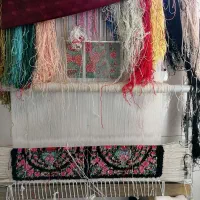 فرش نیمه کاره