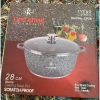 قابلمه گرانیت خارجی نو لایف اسمایل سایز۲۸