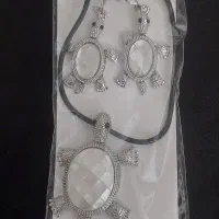 نیم ست گردنبند و گوشواره صدفی|بدلیجات|شیراز, شهرک برق|دیوار