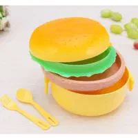ظرف غذا طرح همبرگر/ وارداتی/ کادو و هدیه