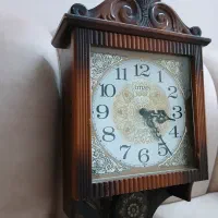 ساعت دیواری تمام چوب برند سیتیزن ژاپن|ساعت دیواری و تزئینی|تهران, آهنگ|دیوار