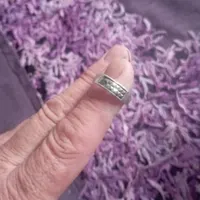 انگشتر نقره نگین حدید