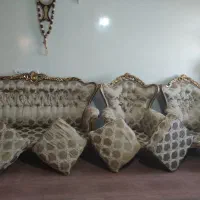 مبل استیل (سلطنتی) ۷ نفره با عسلی