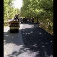 آسفالت محوطه سازی/پخش تراشه/ایزوگام قیرگونی غلطک