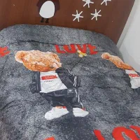 تختخواب تک نفره ام دی اف و وکیوم|تخت و سرویس خواب|شیراز, درکی|دیوار