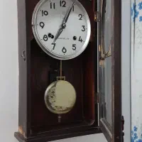 ساعت کوکی دیواری قدیمی سالم|ساعت دیواری و تزئینی|مشکیندشت, |دیوار