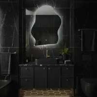 آینه بک لایت.( سنسور مجاورتی ولمسی)