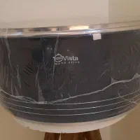 قابلمه تفلون  درب شیشه ای   آکبند