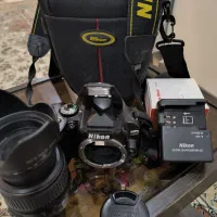 دوربین عکاسیnikonحرفه ایDSLR+لنزجداشونده55-18+کیف|دوربین عکاسی و فیلم‌برداری|تهران, آبشار تهران (دریاچه)|دیوار