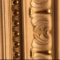 پتینه ورق طلا میکروسمنت گچبری پیش ساخته