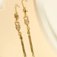 گوشواره آینه‌ای شراره دار اقساطی|جواهرات|قم, نیروگاه|دیوار