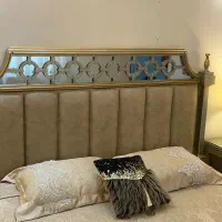 تختخواب دونفره تمام چوب راش|تخت و سرویس خواب|تهران, ائمه اطهار|دیوار