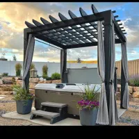 آلاچیق یا سایه بان با اتصالات پیش ساخته