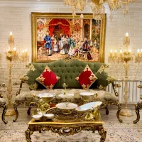 مبلمان و نهار خوری مبل استیل سلطنتی برندامپراتور