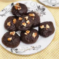 کوکی خونگی کاکائویی درجه ۱ با گردو