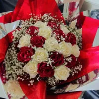 گل رز جاودان (روبانی)|گل مصنوعی|برازجان, |دیوار