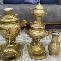 سماور ذغالی برنجی