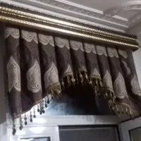پرده توری  گلدار|پرده، رانر، رومیزی|زنجان, |دیوار